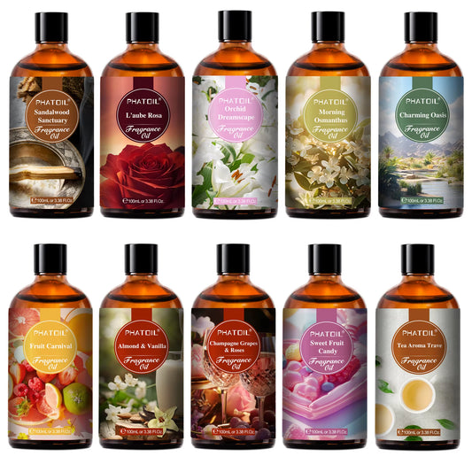 100ML with Dropper Fragrance Oil for Diffuser Fruit Carnival Almond Vanilla Golden Vintage No.1 Lucifer'S Letter Oils