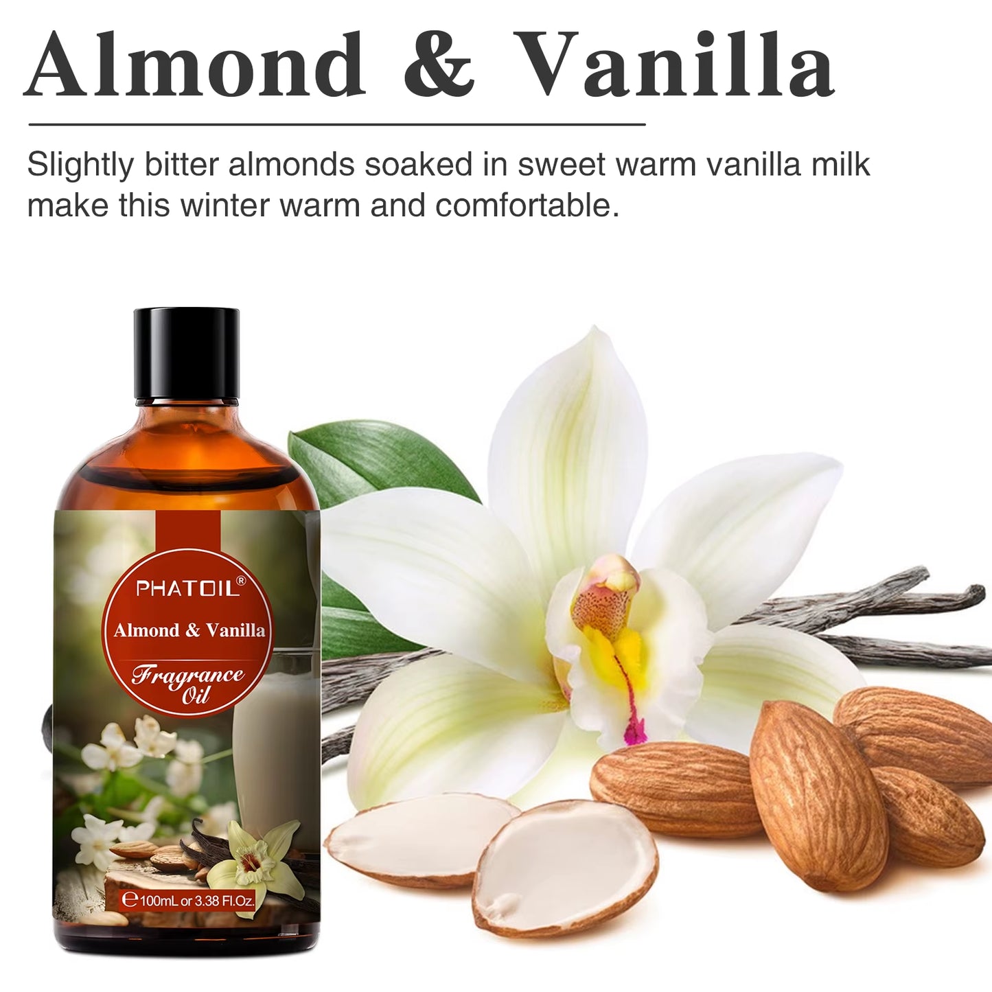 100ML with Dropper Fragrance Oil for Diffuser Fruit Carnival Almond Vanilla Golden Vintage No.1 Lucifer'S Letter Oils